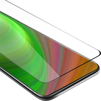 Produktbild von Cadorabo Panzerfolie für Samsung Galaxy A80 / A90 Schutzfolie in Schwarz Vollbild Folie Tempered Display Schutzglas
