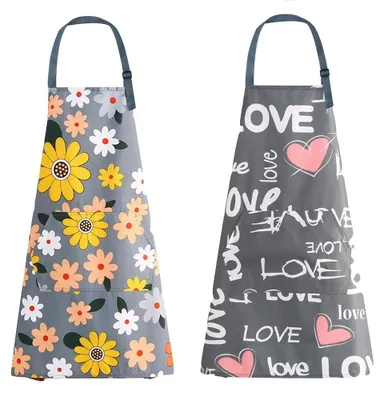 Produktbild von 2-teiliges Kochschürzen-Set mit 2 Taschen