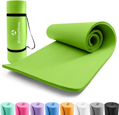 Immagine prodotto di Tappetino antiscivolo per fitness, dimensioni 183 x 61 cm, ideale per yoga, pilates e allenamento a casa