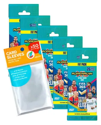 Zdjęcie produktu dla Zestaw kart kolekcjonerskich FIFA 365 Adrenalyn XL 2027 – 5 dużych opakowań + ekskluzywne etui kolekcjonerskie
