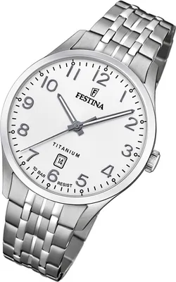 Produktbild von Festina Armbanduhr Date CALENDARIO TITANIUM White