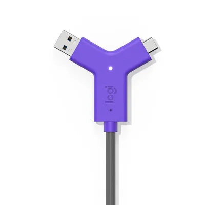 Produktbild von Logitech Swytch – Hub – 2 x HDMI + 1 x SuperSpeed