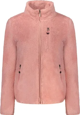 Produktbild von Damen Langarm-Fleece-Sweatshirt mit Reißverschluss und Taschen