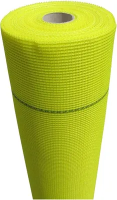 Produktbild von WDVS Armierungsgewebe 4x4mm Gelb 50m² - 165g/m² Glasfasergewebe für Vollwärmeschutz & Fassade nach DIN 53857