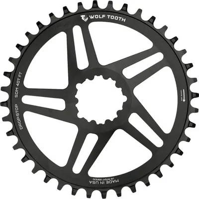 Obrázok produktu pre Trojšroubový reťazový krúžok SRAM Direct Mount, štandardný 47 mm/rozstup 6 mm, Drop-Stop B - čierny - 42 zubov