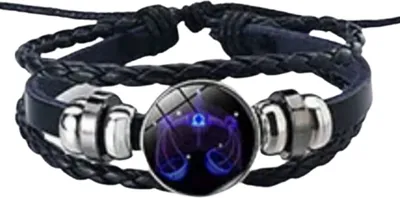 Produktbild von Armband Sternzeichen Waage mit 3D Gravur im Glas