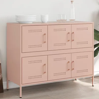 Produktbild von vidaXL Sideboard Rosa 100,5x39x79 cm Stahl