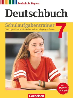 Produktbild von Deutschbuch 7. Jahrgangsstufe - Realschule Bayern - Schulaufgabentrainer mit Lösungen
