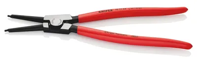 Produktbild von Knipex 46 11 A4, Sicherungsringzange, Chrom-Vanadium-Stahl, Kunststoff, Rot, 320 mm, 505 g