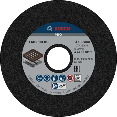 Image de Disque abrasif PRO Metal Bosch,100x27x20,