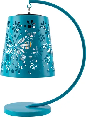 Produktbild von Light & More LED Solartischleuchte Laterne blau