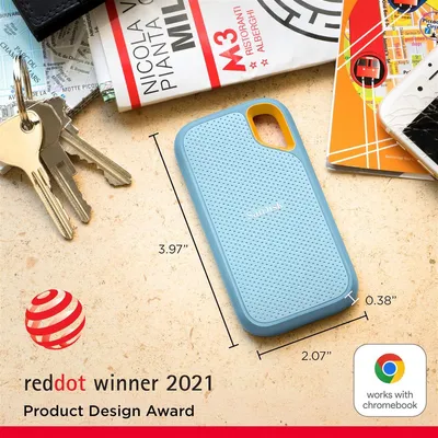Image de SanDisk Extreme Portable V2 - SSD - Crypté - 2 To - Externe (portable)