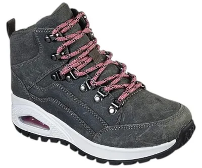 Productafbeelding van Skechers damesschoenen, enkellaarsjes, grijs