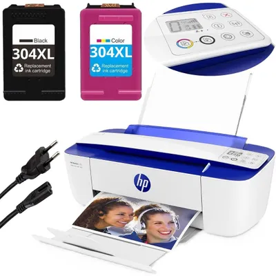 Produktbild von HP DeskJet 3760 Farb-Multifunktions-Tintenstrahldrucker mit WLAN + 304XL