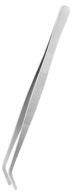 Produktbild von Küchenpinzette, gebogen L. 250 mm