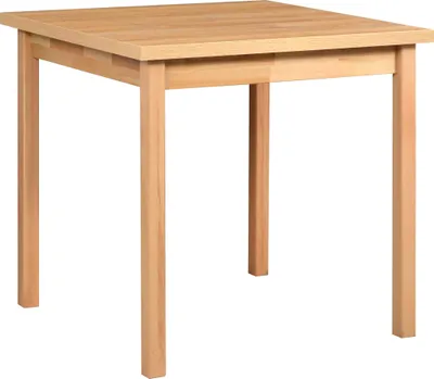 Produktbild von Quadratischer Tisch Max 9, 80x80 cm, Höhe 78 cm, Buchenholz Laminat, ABS-Kante, Farbe Grandson