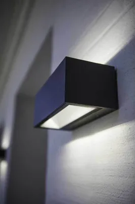 Obrázok produktu pre LUTEC Gemini LED vonkajšie nástenné svietidlo 2gang 3000 K 20W IP54 antracit