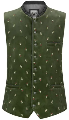 Productafbeelding van Stockerpoint Vittorio, heren traditionele vest, mosgroen, maat 48