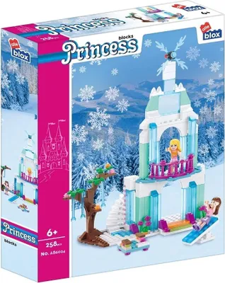 Produktbild von Mädchen Prinzessin Schnee Schloss Blöcke 258 Stück Alleblox