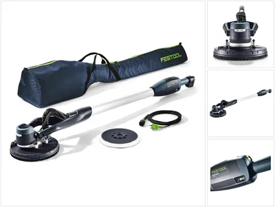 Productafbeelding van Festool LHS-E 225 EQ PLANEX Easy langnekschuurmachine ( 571934 ) 400W 215mm in transporttas + accessoires