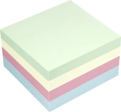 Image de Soennecken Haftnotizwürfel Pastel Mix 5793 400Bl farbig