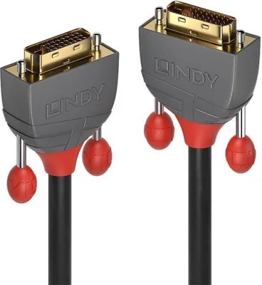 Obrázek produktu pro LINDY DVI-D Dual Link Kabel Anthra Line 2m