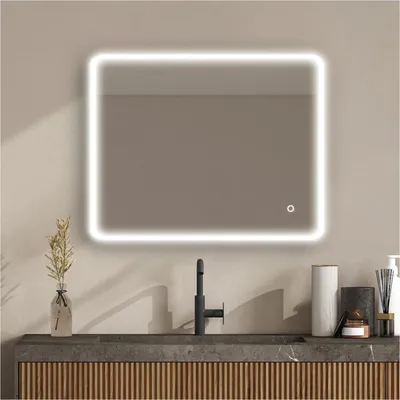 Image de Miroir LED rectangulaire avec rétroéclairage MIRALUX