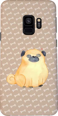 Produktbild von Mr. & Mrs. Panda Samsung Galaxy S9 Handyhülle Mops - Hundeglück - Geschenk, Cover, Hülle, Knuffig, Hundemama, Smartphone, Liebe, Handy Schutzhülle, Hund, Sprüche