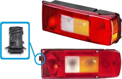 Obrázok produktu pre Bremsleuchte hinten rechts Volvo FM FH FM 9/ 12/ 16, FMX, NH, 20425720, 20425729 20507624, mit Stecker | 2001-2012