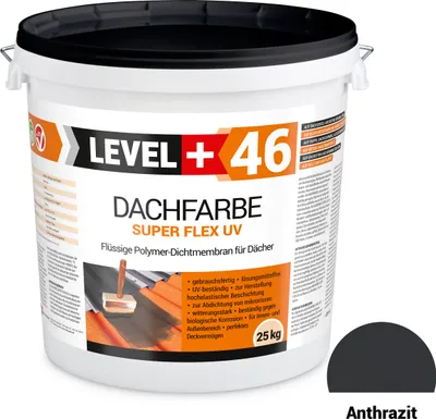 Produktbild von Flexibilná farba na strechy 25 kg Antracitová tekutá strešná fólia Level+46