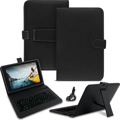 Produktbild von Hülle für Medion Lifetab E10910 E10911 Bluetooth Tasche Keyboard QWERTZ Case