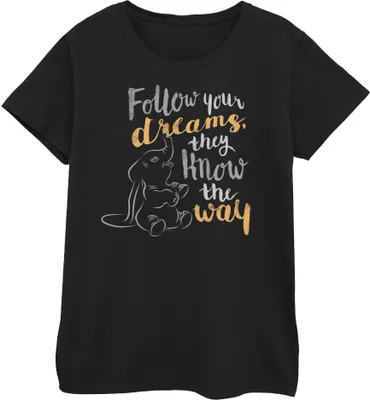 Produktbild von Disney - "Follow Your Dream" T-Shirt für Damen BI51189 (L) (Schwarz)