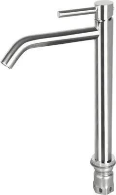 Produktbild von Differnz Waschtischarmatur für Aufsatzwaschbecken chrom matt 30.414.11