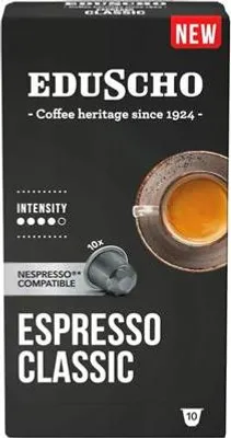 Obrázok produktu pre Kávové kapsule "Espresso Classic", kompatibilné s Nespresso, 10 ks, EDUSCHO 537125