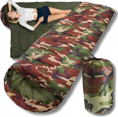 Obrázek produktu pro OMNA | Teplý outdoorový spací pytel Moro - 210x75 cm - Ideální pro kempování - Lehký a pohodlný