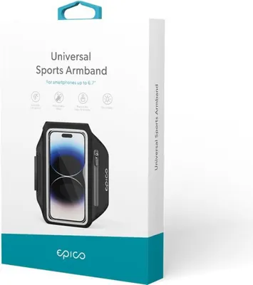 Productafbeelding van Epico Armband Sport voor smartphones tot 6,7 inch, zwart