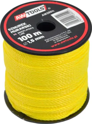 Immagine prodotto di AW Tools - Serie di mattoni AW855 (50 m x 1,5 mm) (giallo)