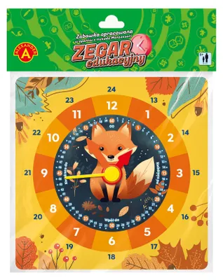 Produktbild von Lernspiel „Lernuhr zum Erlernen der Uhrzeit“ für Kinder ab 5 Jahren – Alexander