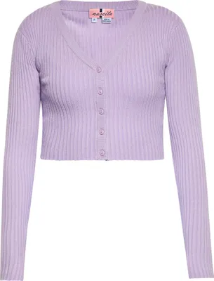 Produktbild von SWIRLY damen kurze strickjacke - lavendel, S
