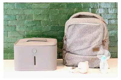 Produktbild von Koala Saugerbox - Schnullerbox für unterwegs - Mit Schlitz für Schnullerkette - Zum Sterilisieren in der Mikrowelle - BPA-frei - Rosa - 0+ Monate