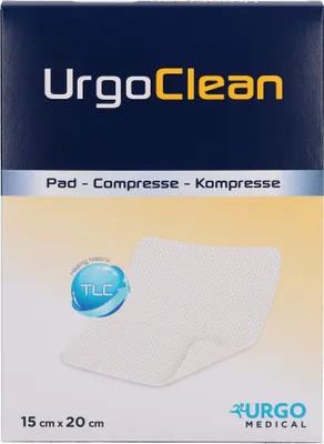 Obrázek produktu pro Urgoclean obklady, 15 x 20 cm Balení: 10 kusů | Balení (10 ks)