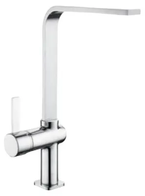 Produktbild von Küchen-Spülenarmatur komplett modern Messing verchromt