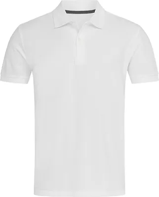 Immagine prodotto di Stedman ST9050 | Polo da uomo Henry - Colore: Bianco - Taglia: XXL
