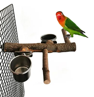Produktbild von Solidchoice – Futterhaus für Vögel aus Edelstahl mit Holzplattform