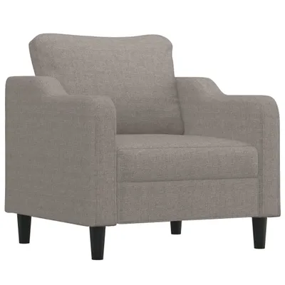 Immagine prodotto di vidaXL Poltrona taupe 60 cm tessuto