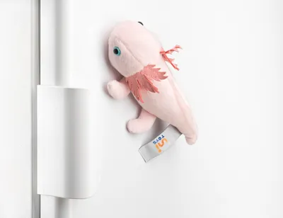 Produktbild von Axolotl 15 cm Magnet Plüschlurch