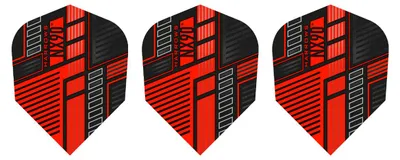Produktbild von Harrows - Dart Flights "NX90", Federn 3er-Pack PP4721 (Einheitsgröße) (Rot)
