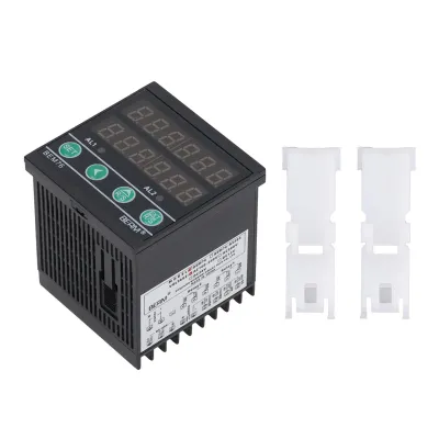 Zdjęcie produktu dla BERM 6-cyfrowy licznik wielofunkcyjny do przemysłowych linii produkcyjnych z cyfrowym wyświetlaczem LED, timerem i miernikiem, 100–240 V AC