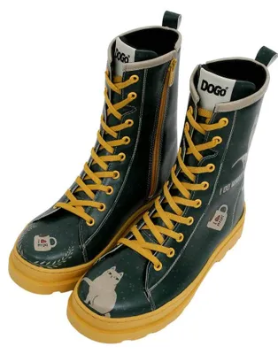 Produktbild von DOGO Damenstiefel, , mehrfarbig, lange Stiefel – I Do What I Want M