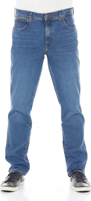 Produktbild von WRANGLER, Herren Jeanshosen, Slim fit, TEXAS SLIM, W46 L34, Blau, Jeans, baggyjeans, buggy